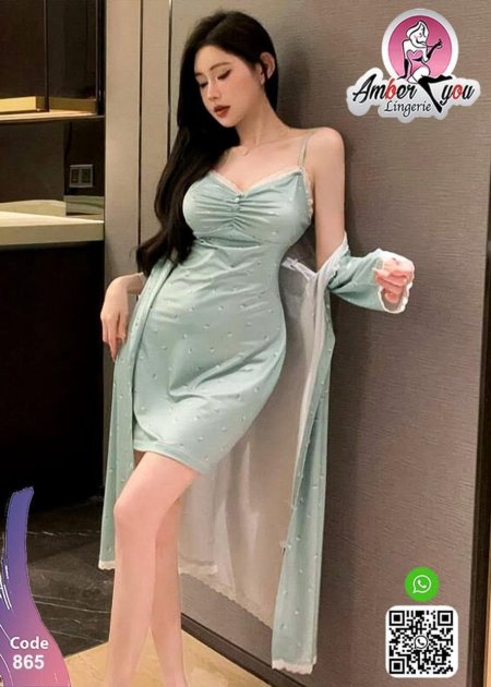 قميص نوم 2 قطعة